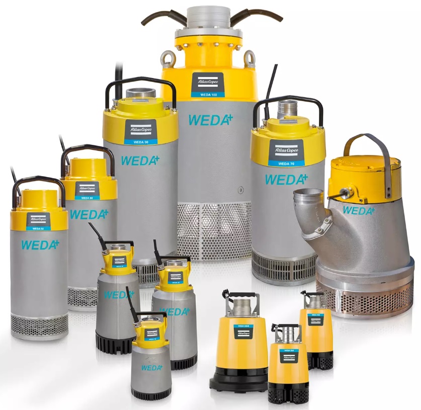 Atlas Copco Entreprenør dykpumpe