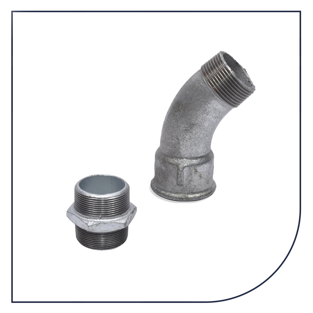 Randfittings galv.