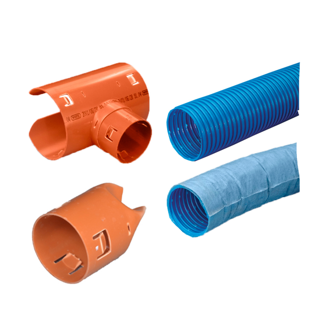 Drænrør og Fittings